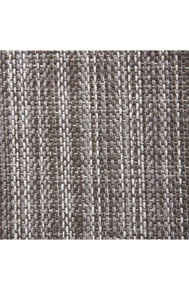 Design Imports Variegated Fringe Set of 6 Placemats, Alternate, color, Gray