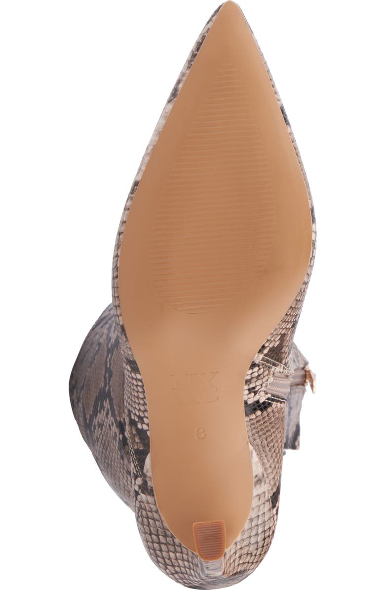 NEW YORK AND COMPANY Krystelle Knee High Boot, Alternate, color, Beige Snake
