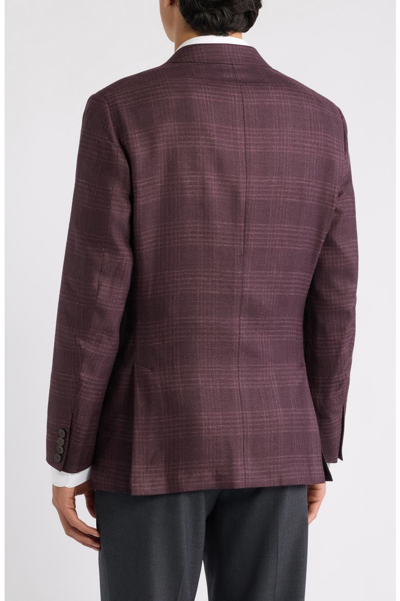 Highland Soft Sport Coat, Alternate, color, DARK RED