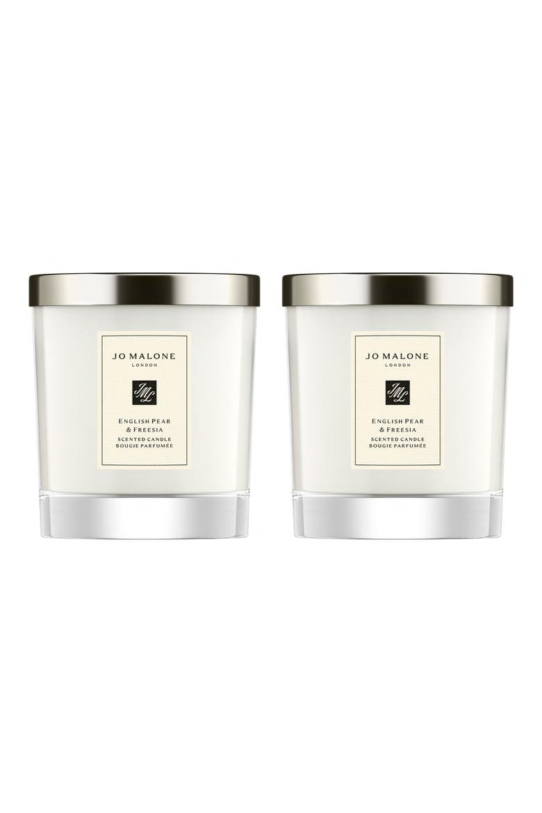 English Pear & Freesia Home Candle Duo $160 Value, Main, color, NO COLOR