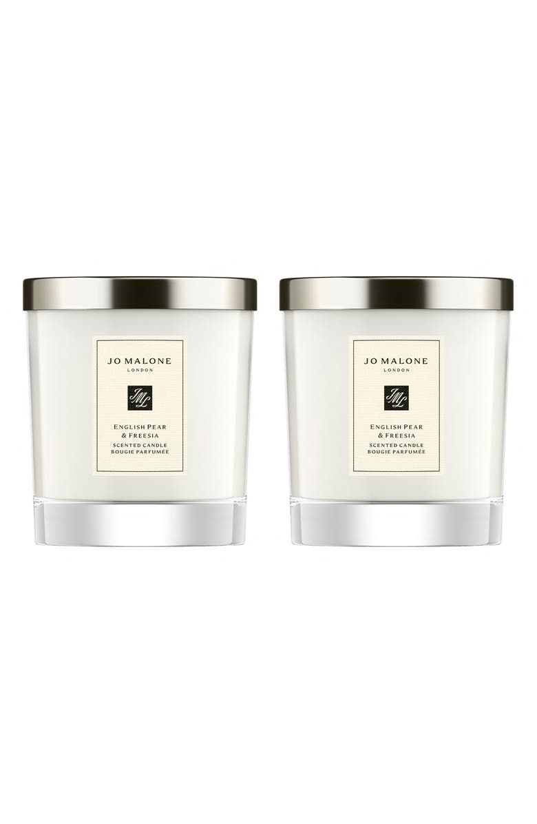 Jo Malone London<sup>™</sup> English Pear & Freesia Home Candle Duo $160 Value, Main, color,