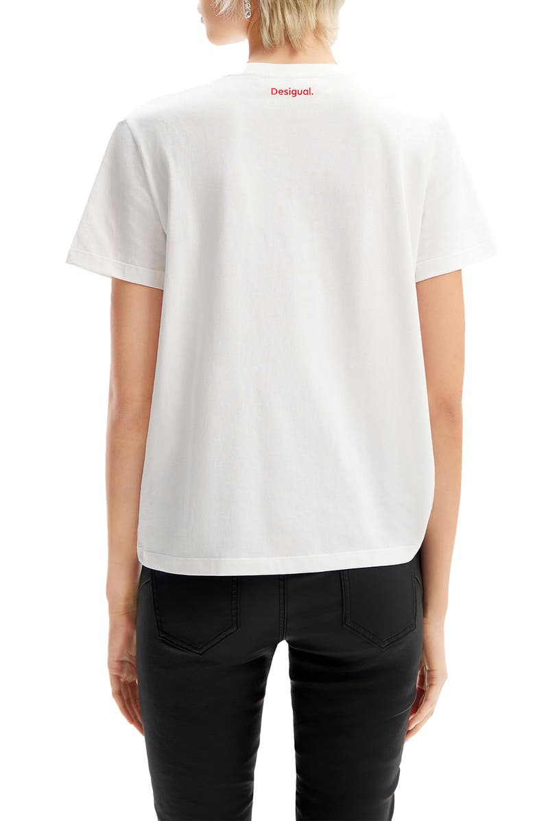 Desigual The Rolling Stones Multicolor T-Shirt, Alternate, color, 