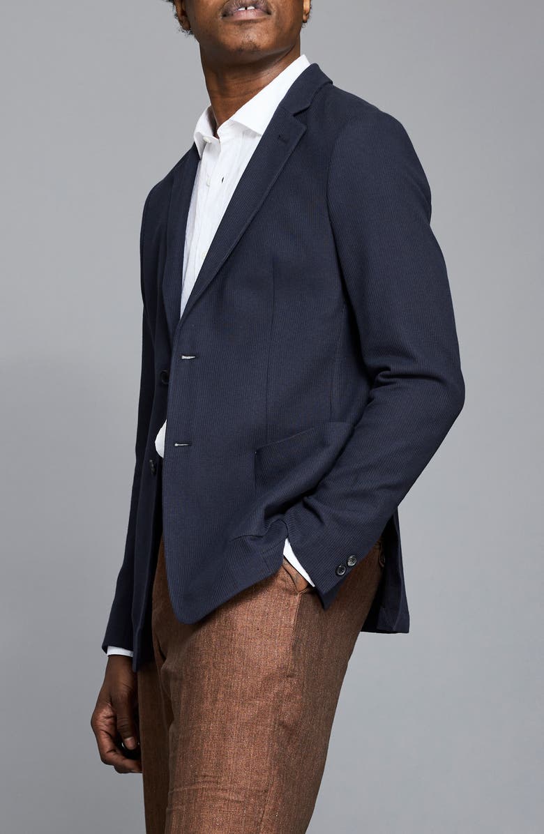 Billy Reid Giles Knit Sport Coat, Alternate, color, Navy