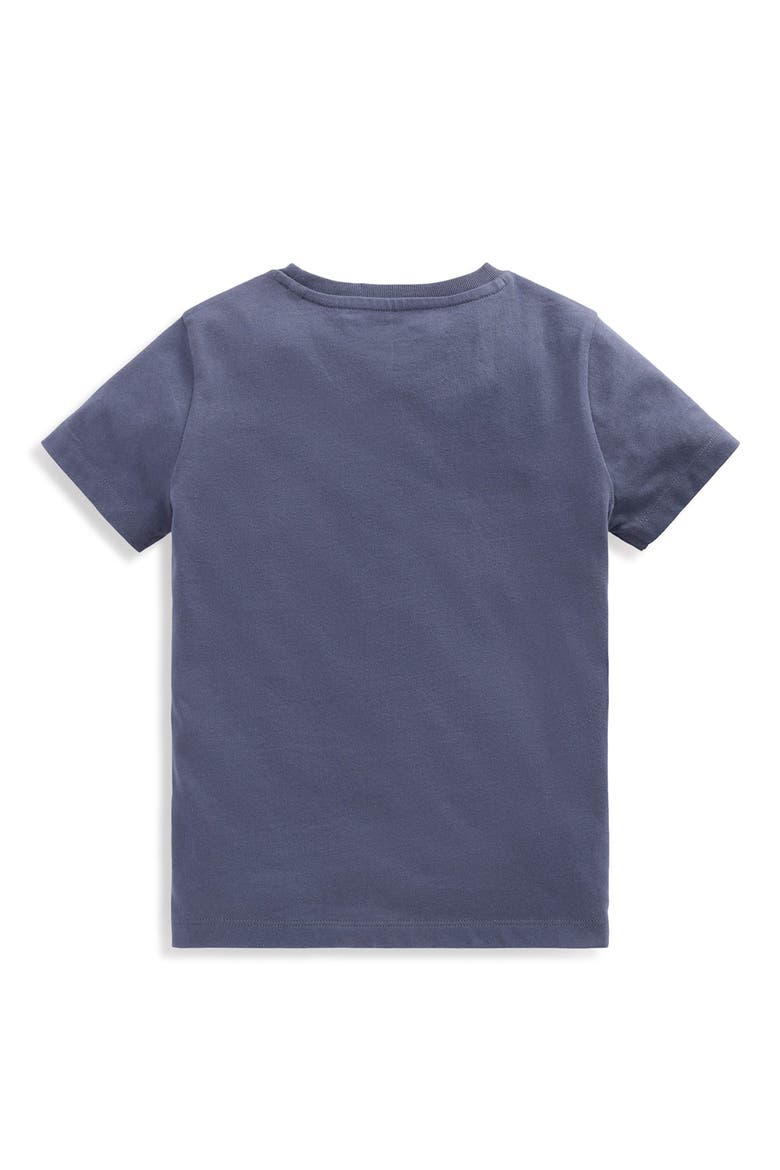 Kids' Linear Stitch T-Shirt, Alternate, color, ROBOT BLUE HEADPHONES