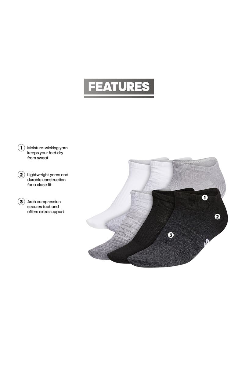 adidas Superlite Badge of Sport Ankle Socks - Pack of 6, Alternate, color, 