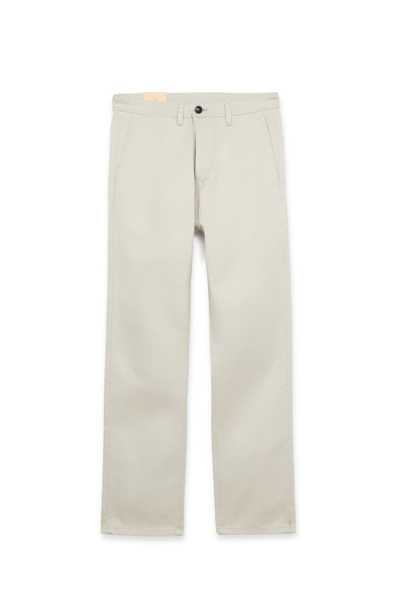 Fortela Japan Denim Chino Trousers, Main, color, Ecru
