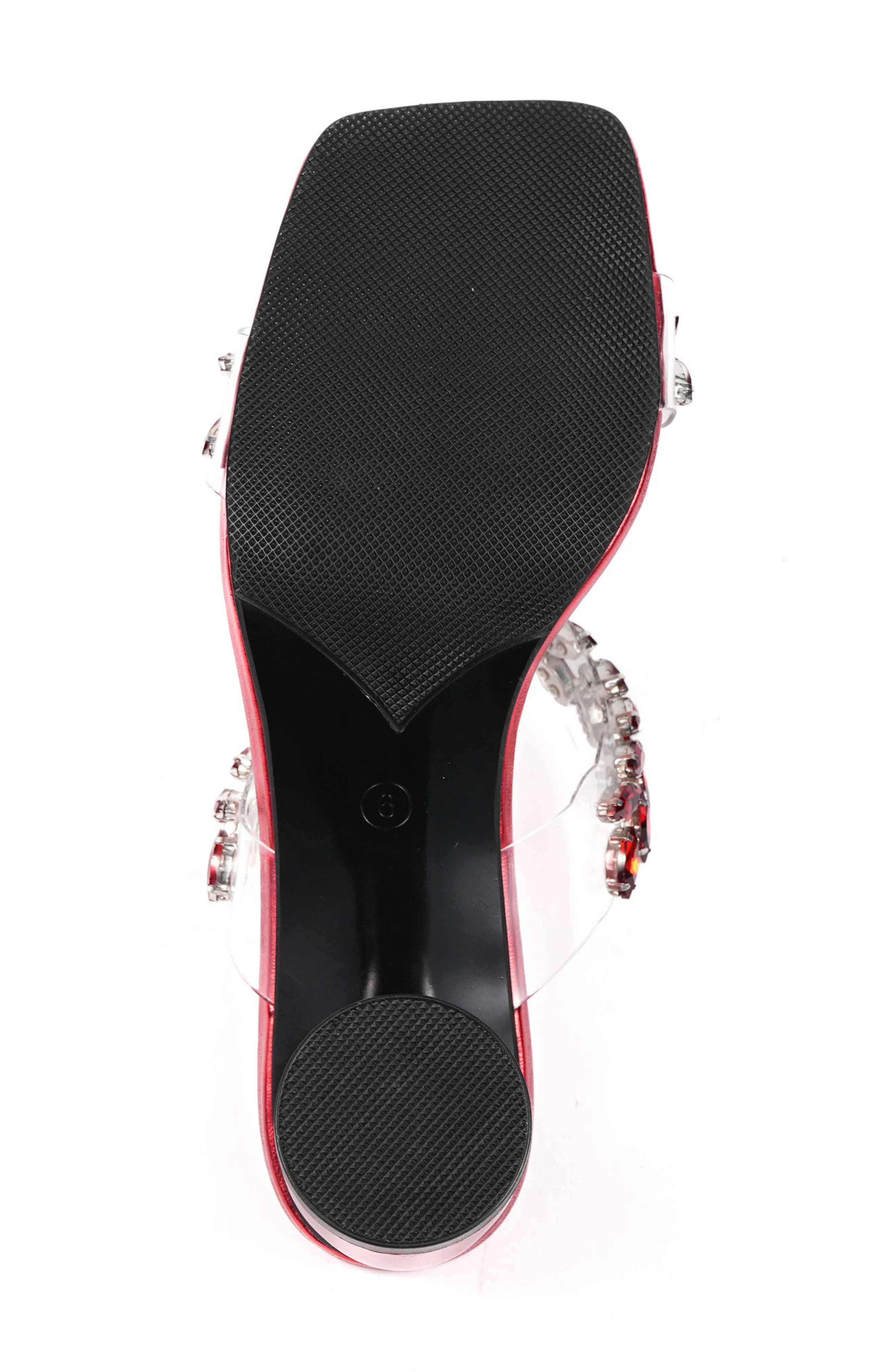 Seastar Slide Sandal, Alternate, color, RED