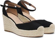BOSS Madeira Espadrille Platform Wedge Pump