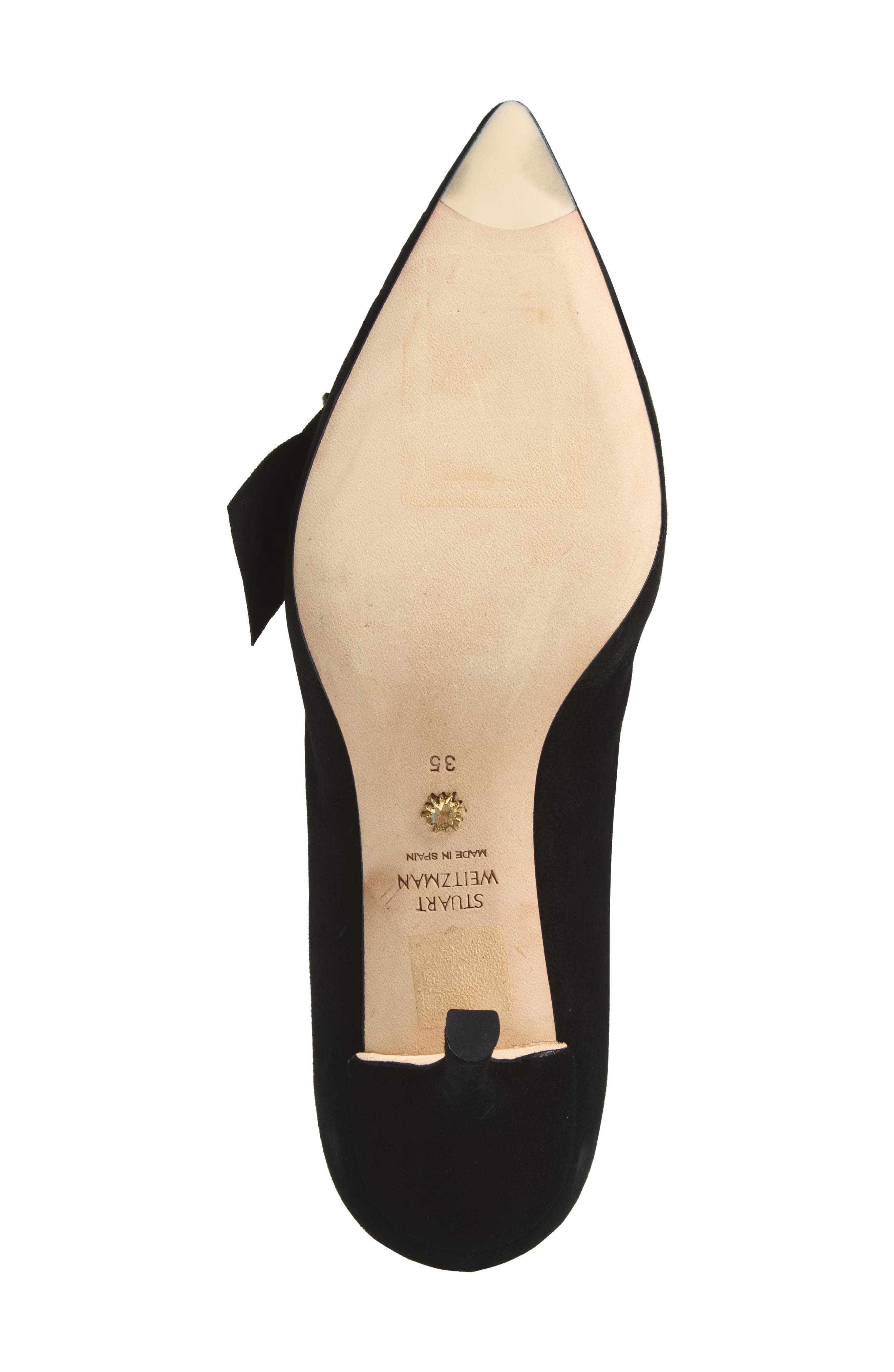 Jesse Crystal Star Pointed Toe Pump, Alternate, color, BLACK