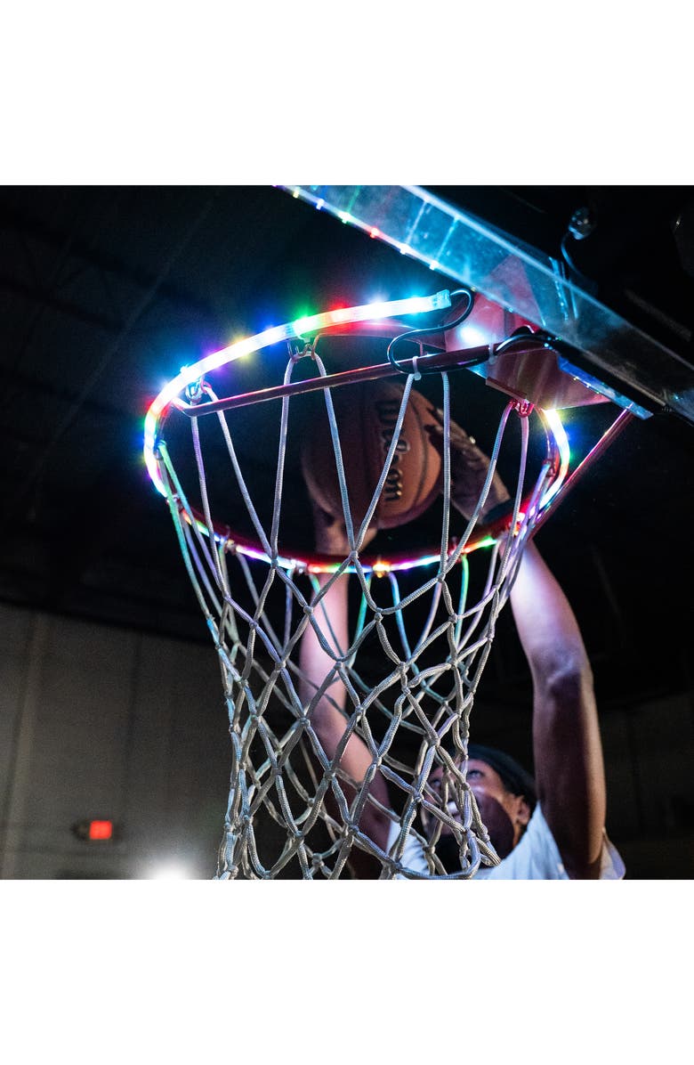 BRIGHTZ Basketball Hoop LED Lights Set, Alternate, color, Color Morphing