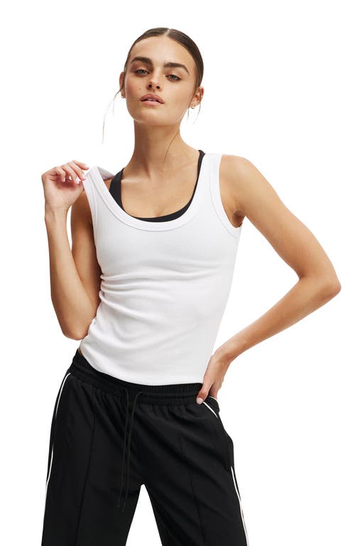 COTTON ON BODY COTTON ON BODY ACTIVE RIB TANK