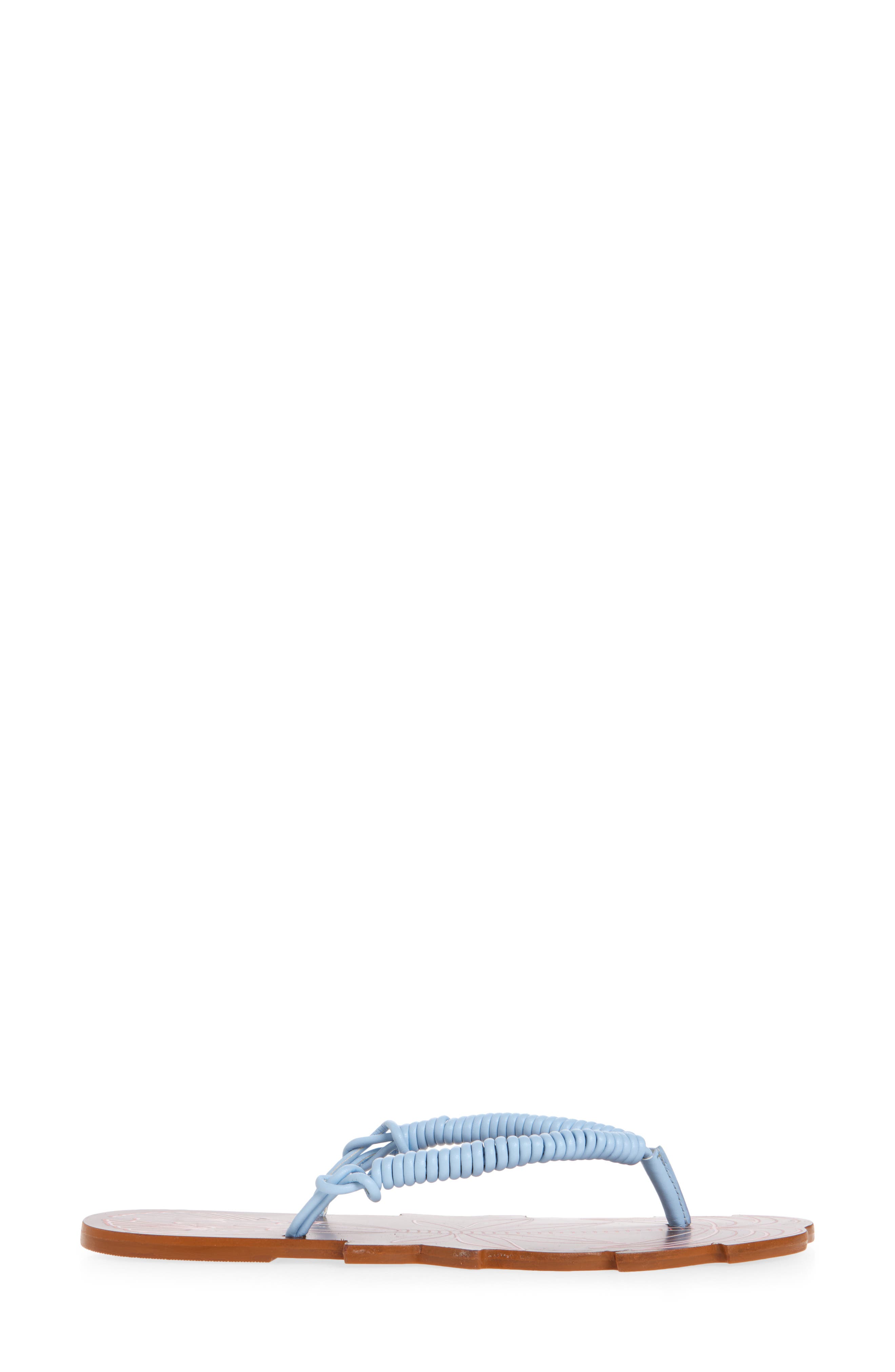 FARM Rio Palmtree Flip Flop, Alternate, color, Blue Multi