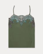 Fortela Brianne Embroidered Silk Top