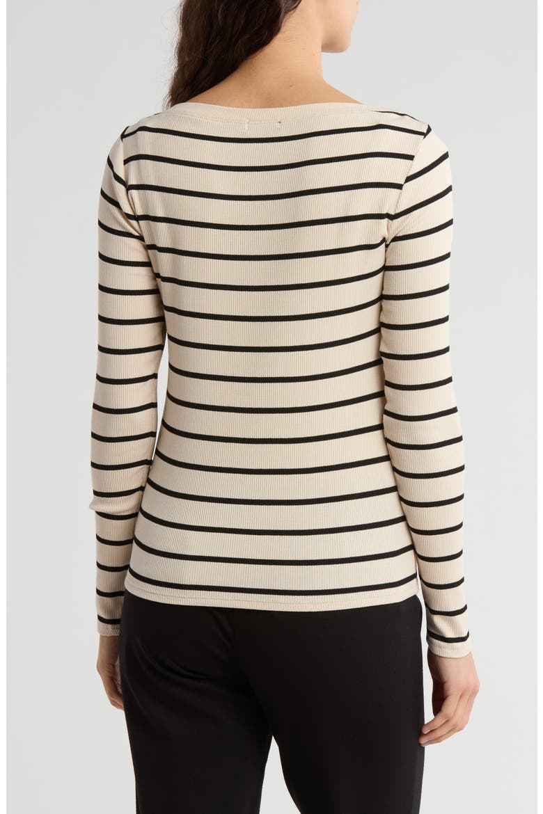 Stripe Rib Top, Alternate, color, SANDSHELL
