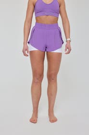 OOSC Elite 2 in 1 Running Shorts - Purple