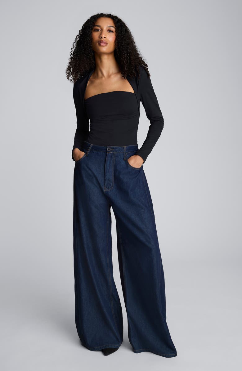 Kenneth Cole Ruched Square Neck Top, Alternate, color,