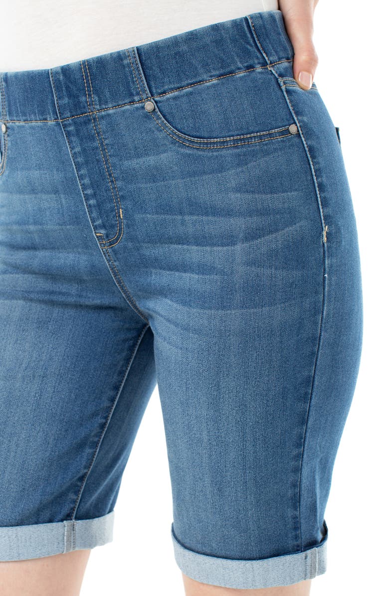 Liverpool Chloe Pull-On Bermuda Shorts, Alternate, color, 