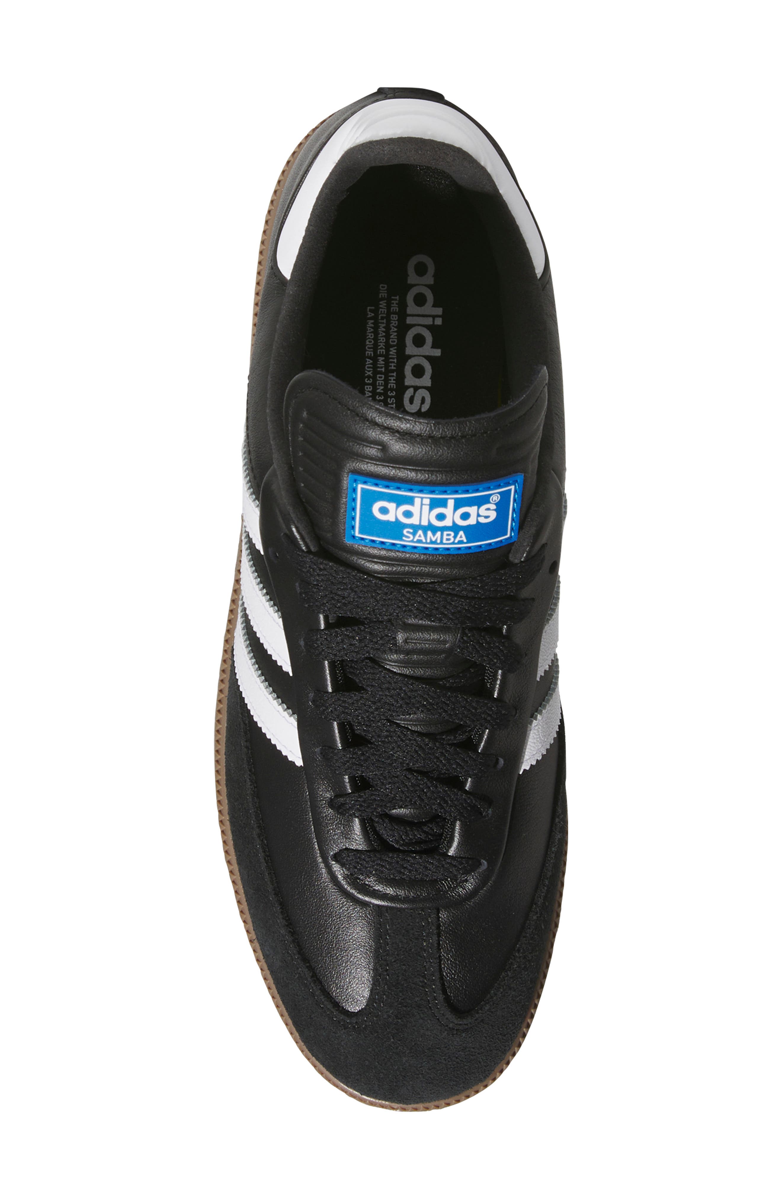 adidas Samba Lux Spikeless Golf Shoe, Alternate, color, Core Black/Ftwr White/Gum5