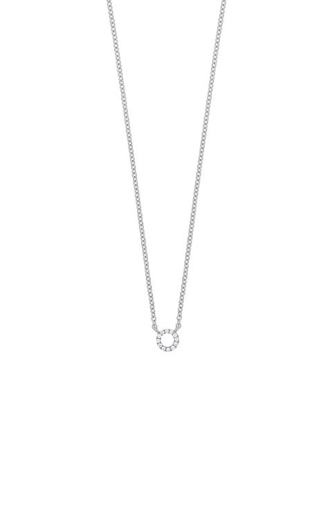 Icon Diamond Circle Pendant Necklace (Nordstrom Exclusive)