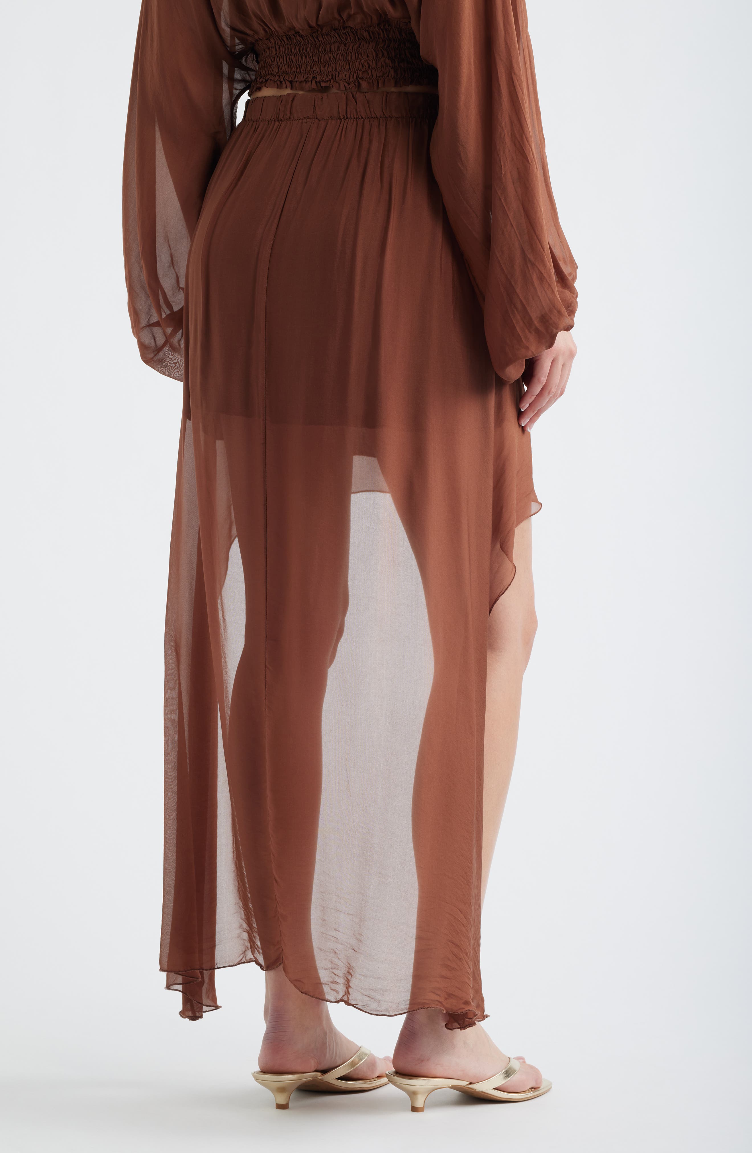 Forum Chiffon High-Low Skirt - image 2