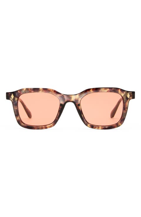 Zodiac 48mm Small Square Sunglasses
