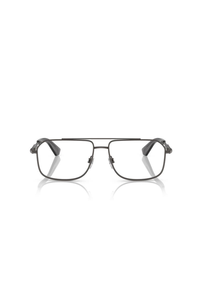 58mm Rectangle optical glasses, Alternate, color, Grey