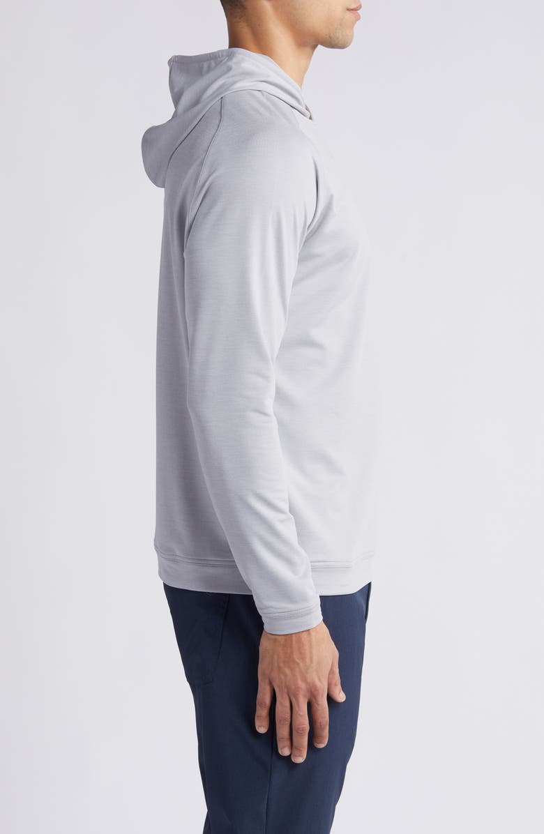 Peter Millar Pine Performance Hoodie, Alternate, color, Gale Grey