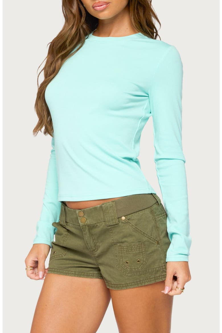 Kiyan Long Sleeve T-Shirt, Alternate, color, TURQUOISE