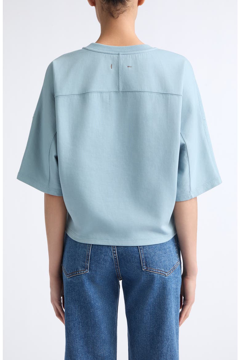 Rift Crop Jersey T-Shirt, Alternate, color, COVE