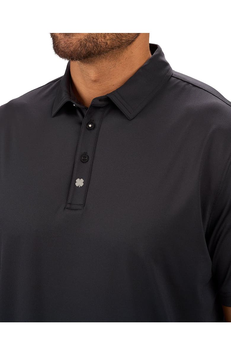 Black Clover Crockett Polo, Alternate, color, Black