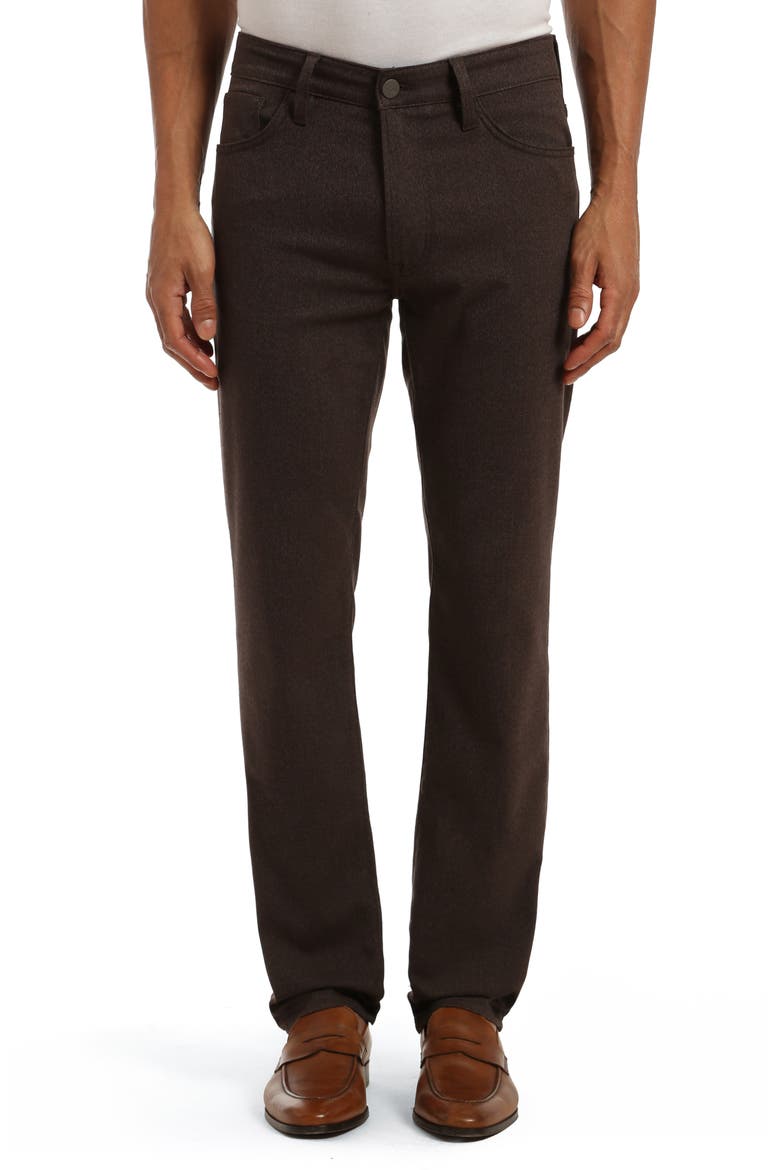 Courage Five-Pocket Straight Leg Pants, Main, color, BROWN ELITE