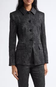 Veronica Beard Bodie Floral Jacquard Jacket