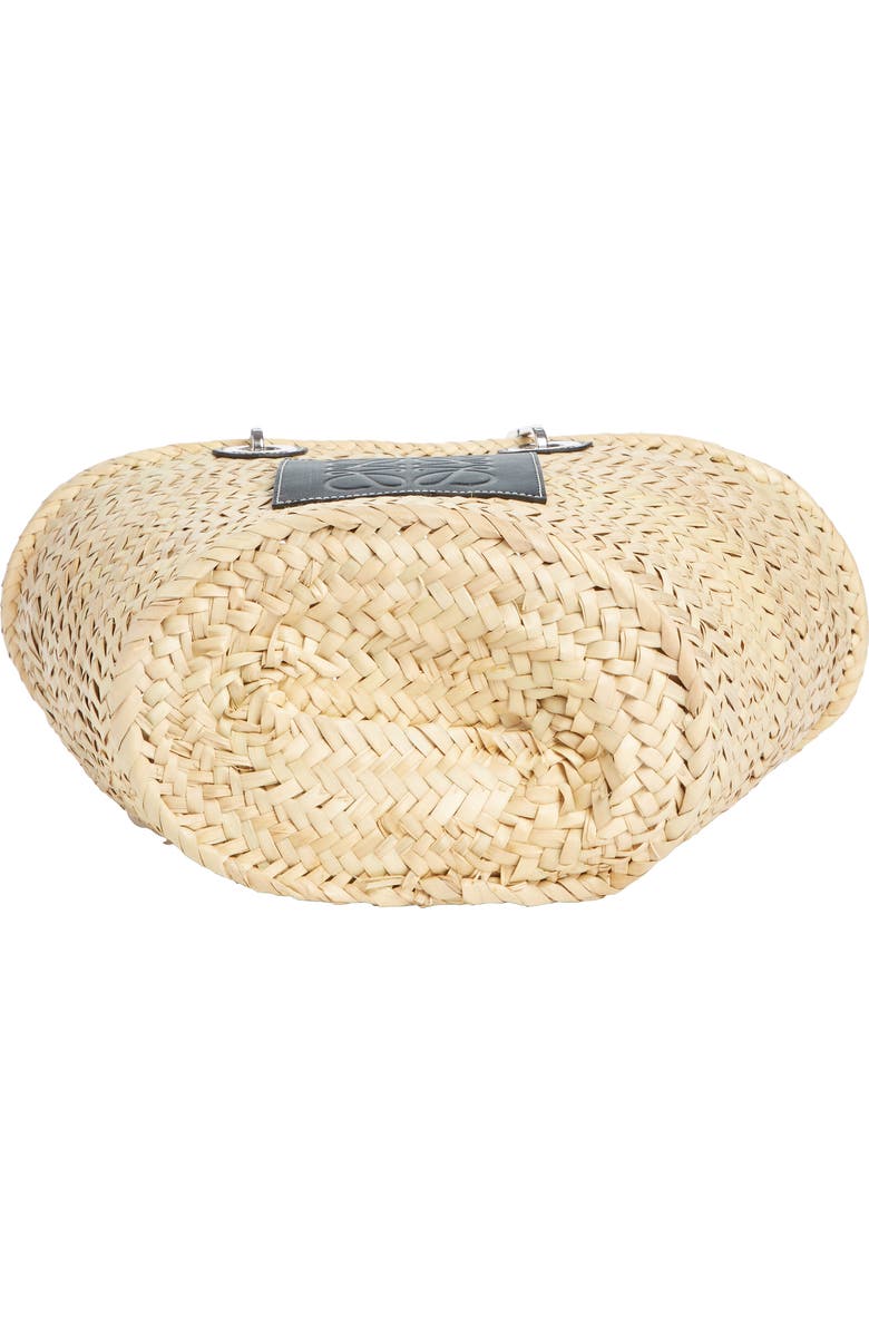 Loewe Chain Handle Woven Palm Market Basket, Alternate, color,