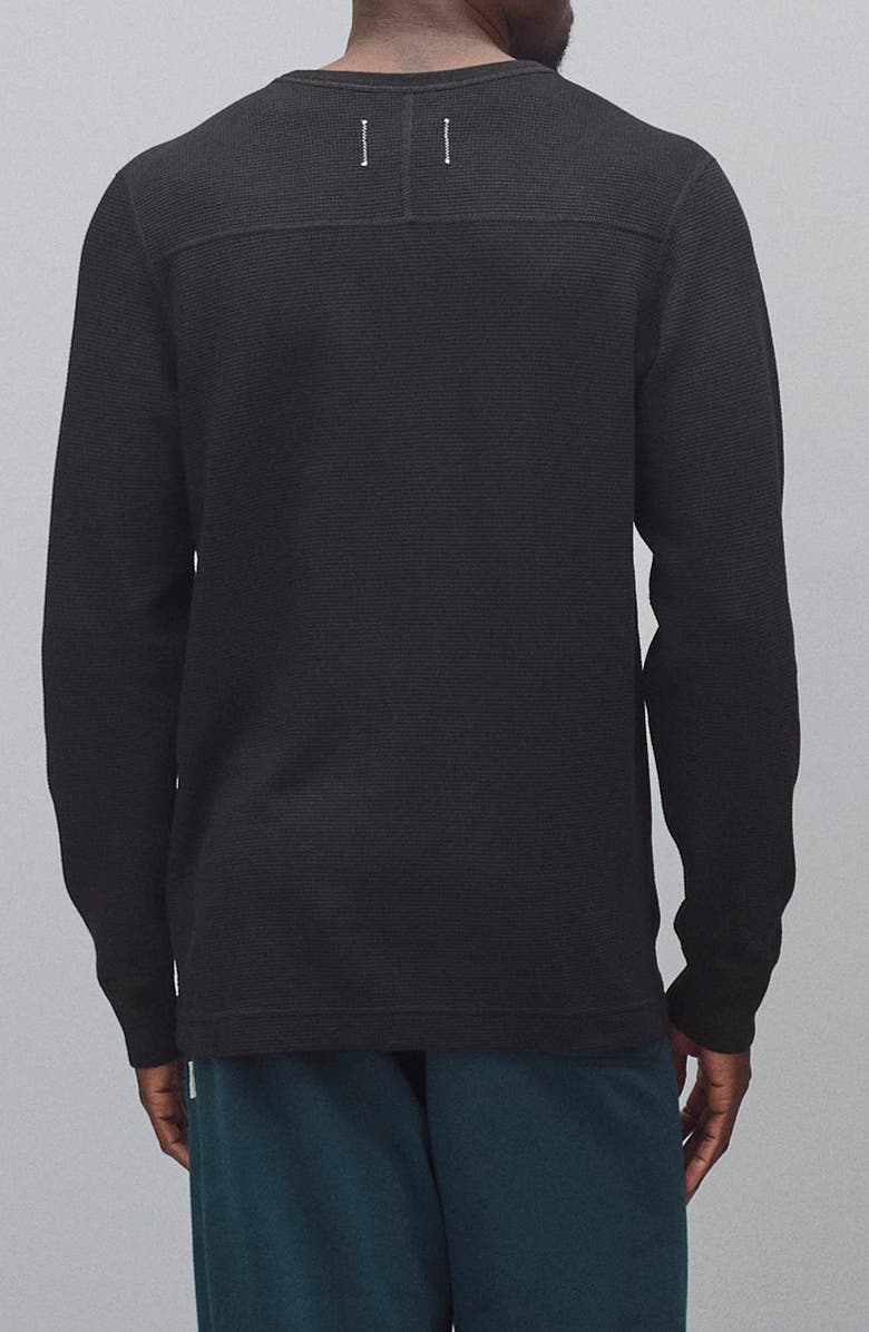 Reigning Champ Standard Fit Lightweight Waffle Knit Henley, Alternate, color,