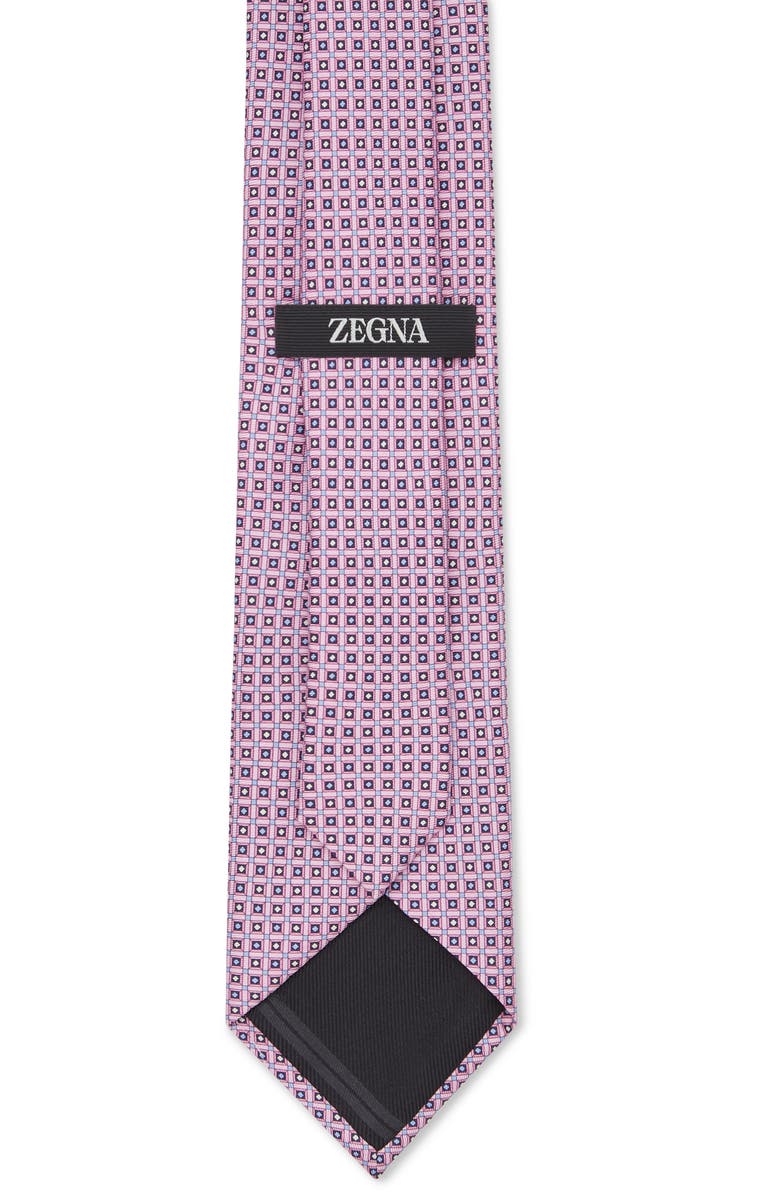 ZEGNA TIES Medallion Silk Tie, Alternate, color, 