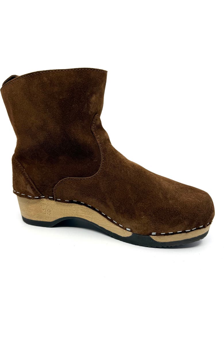 KUNSTEN Holly Genuine Shearling Boot, Main, color, Chocolate
