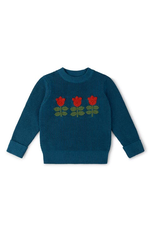 Tulips Knitted Sweater