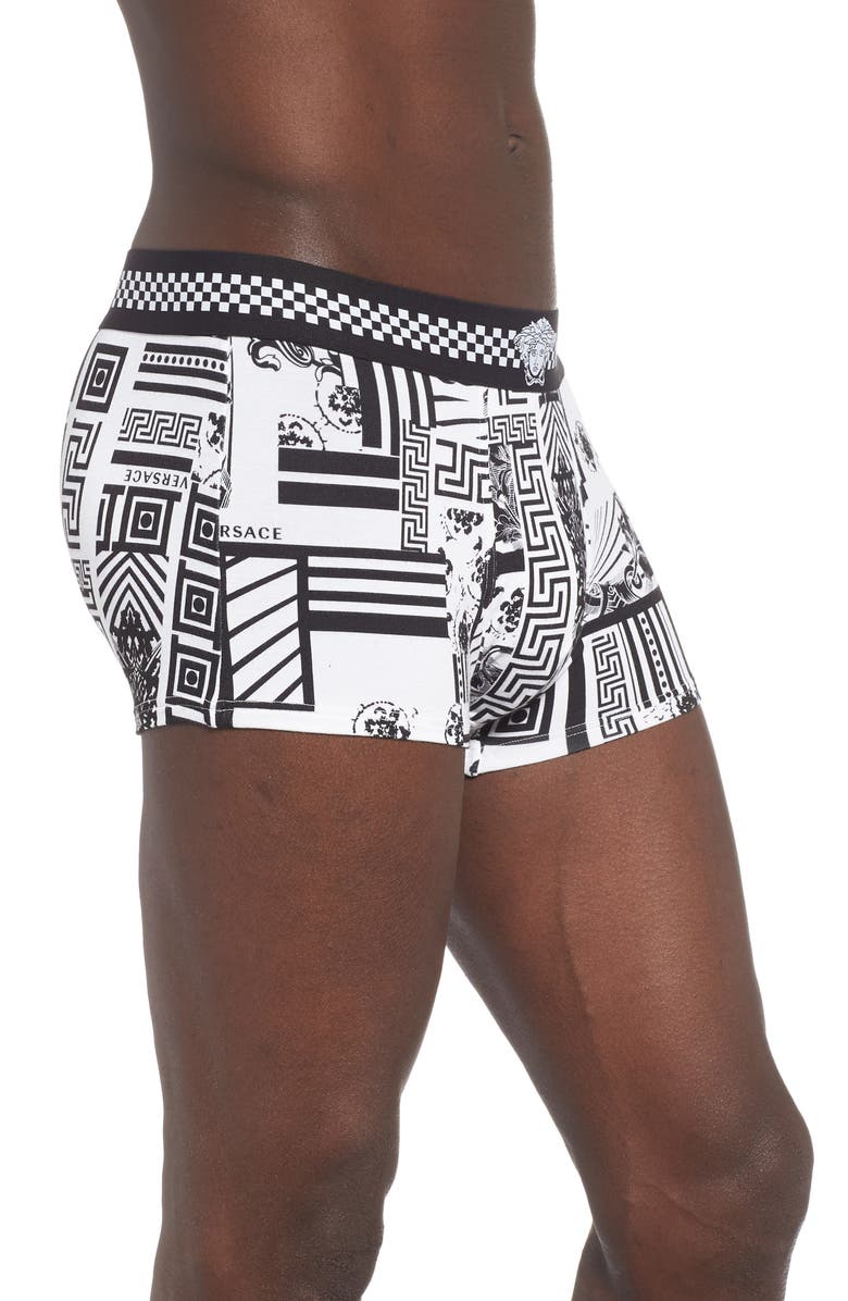 Versace Low Rise Trunks, Alternate, color, 
