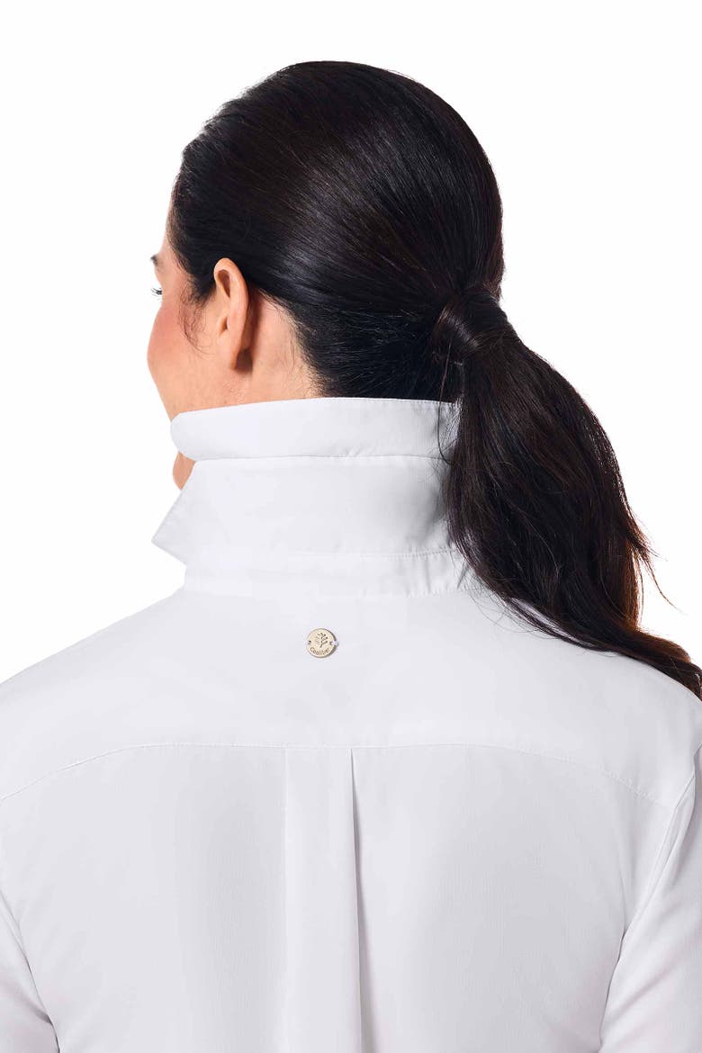 Women's Hepburn Shirt with Roll-Up Sleeves, UPF 50+ Sun Protection, Alternate, color, White