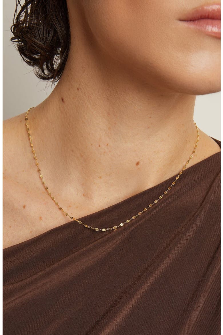 Valentino Chain Necklace, Alternate, color, Yellow