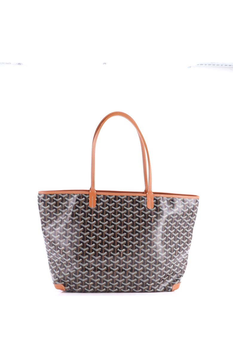 Pre-Owned Goyard Artois Tote Coated Canvas MM, Alternate, color, Brown