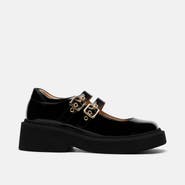 MARC NOLAN Lena Patent Double Buckle Mary Jane