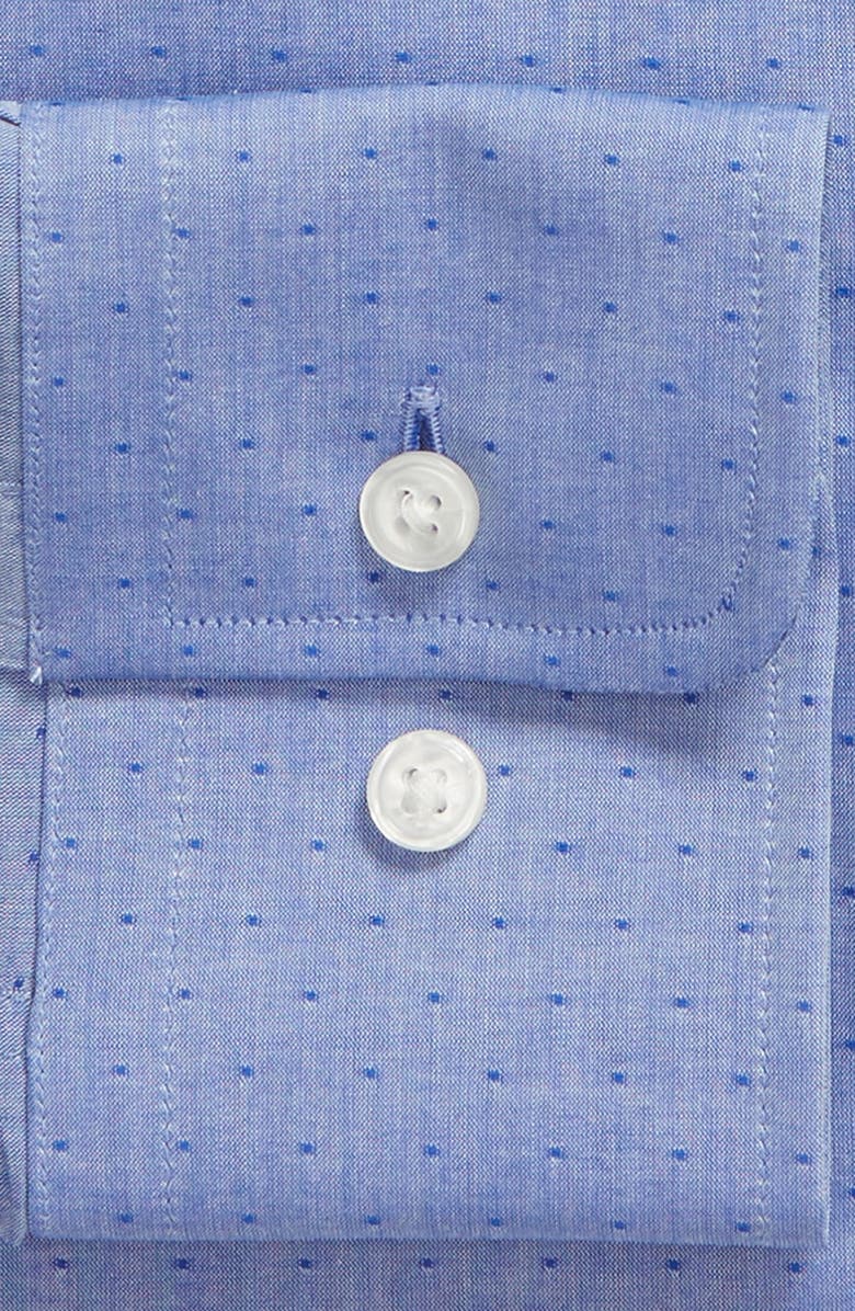 BOSS Mark Sharp Fit Dot Dress Shirt, Alternate, color,