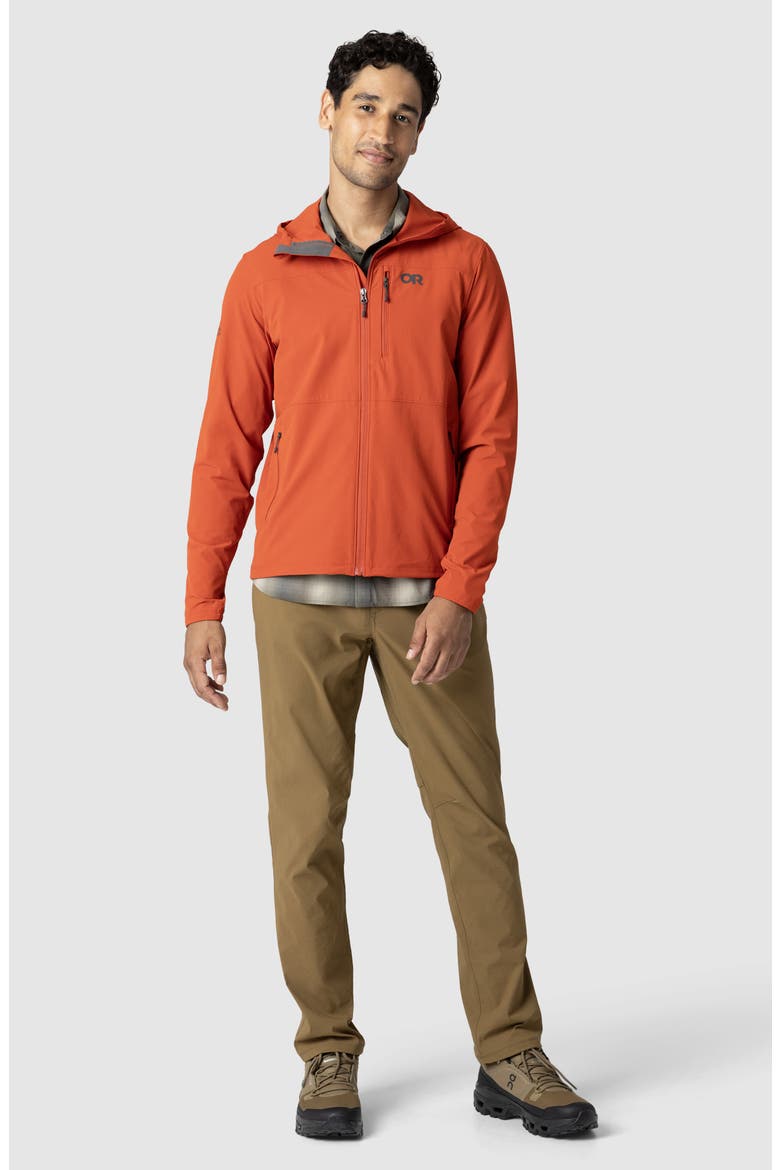 Ferrosi Hooded Jacket, Alternate, color, CARDINAL