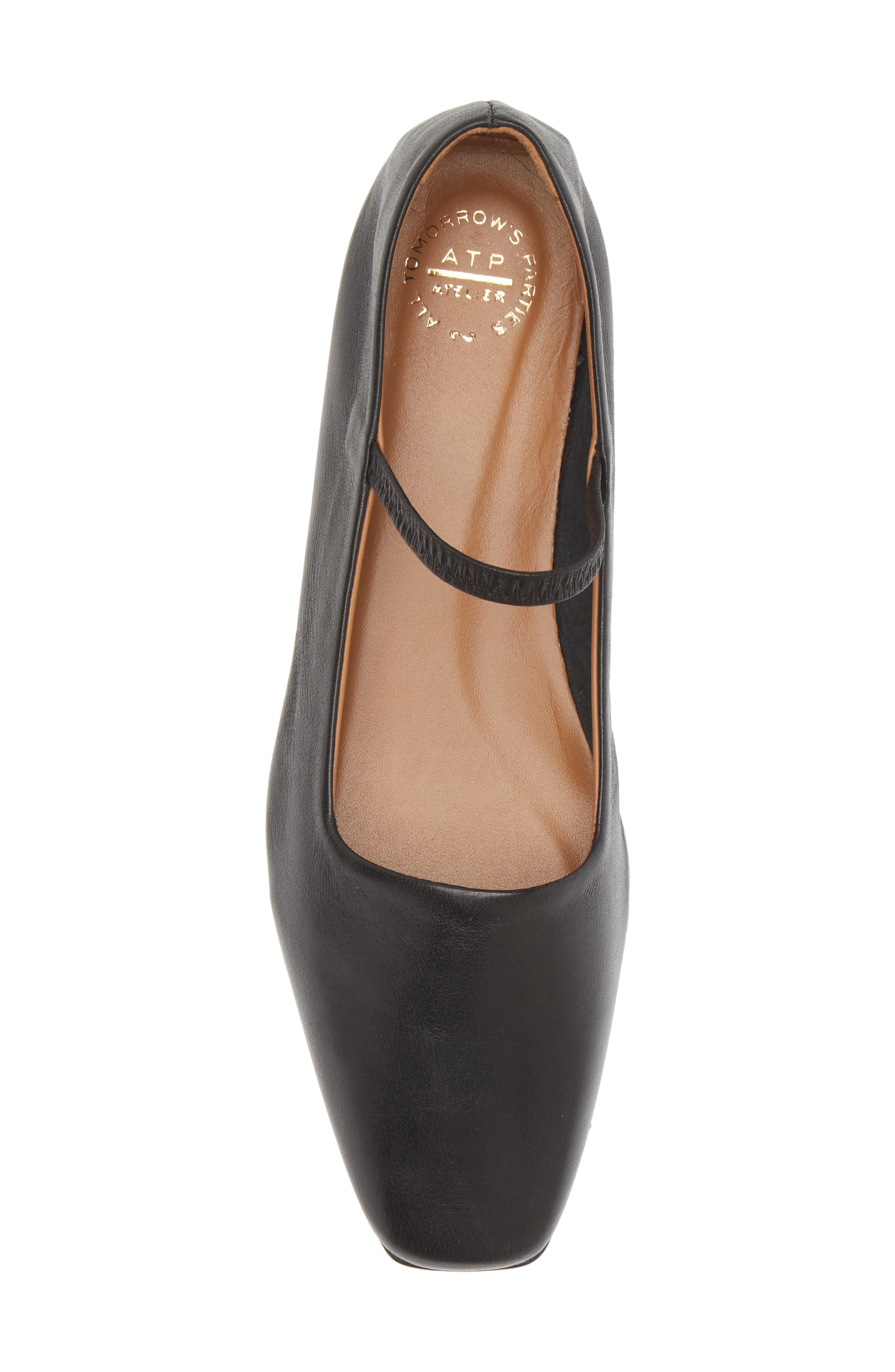ATP ATELIER Petina Mary Jane Flat, Alternate, color, Black