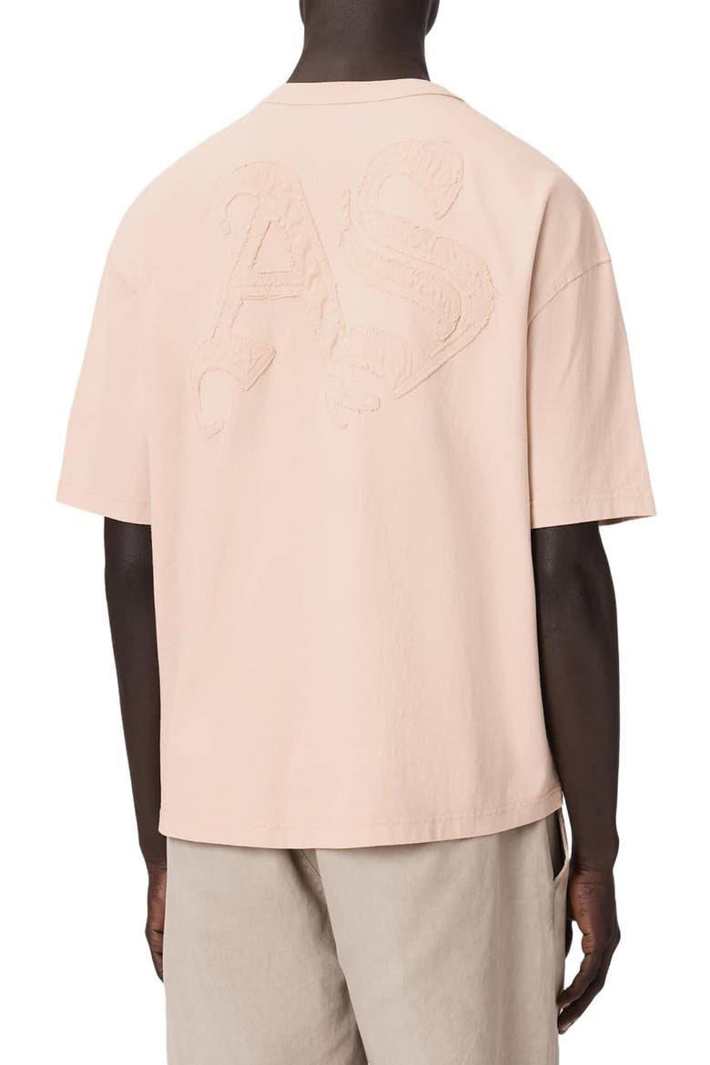 Insignia Logo Appliqué Organic Cotton T-Shirt, Alternate, color, CRYSTAL PINK