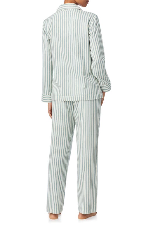 Ralph Lauren Lauren  Print Cotton Blend Pajamas In Blue