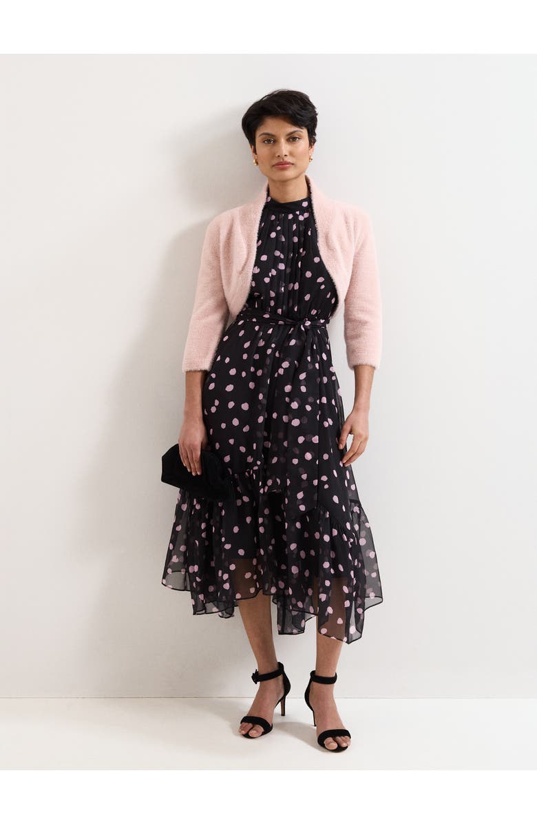 Phase Eight Fay Fluffy Cropped Bolero, Alternate, color, Antique Rose