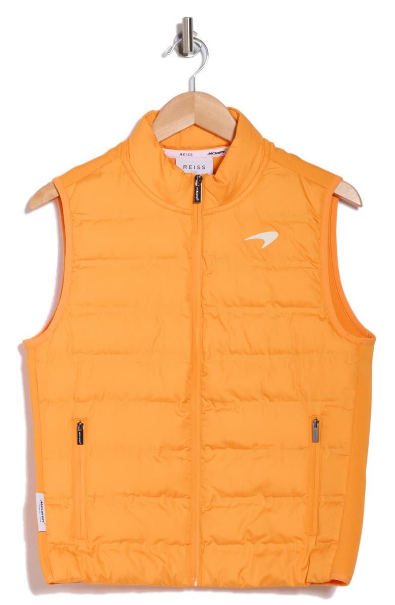 Reiss x McLaren Foster Quilted Vest, Alternate, color, 