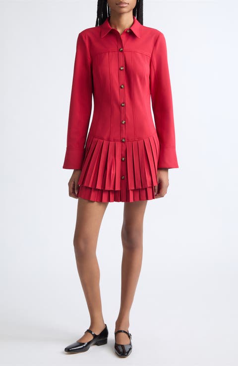 Dalissa Pleated Minidress